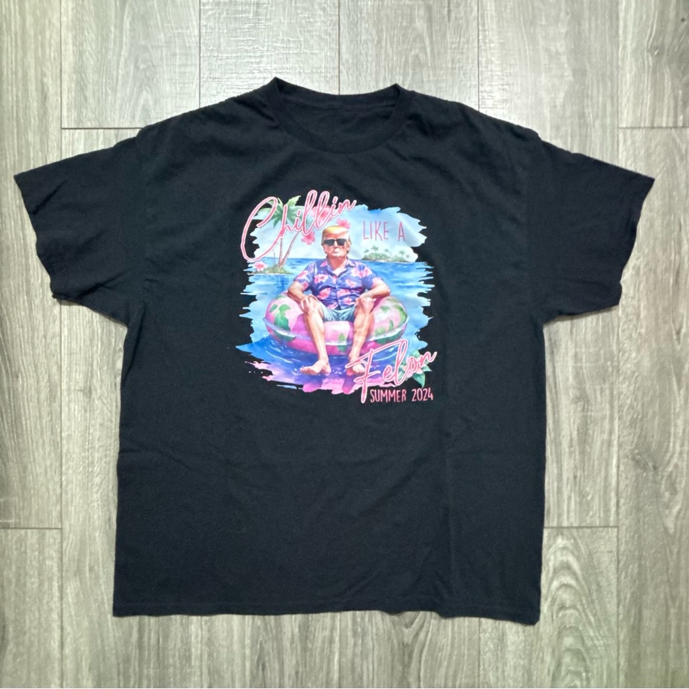 Black Graphic Tee - Summer 2024
(0160)